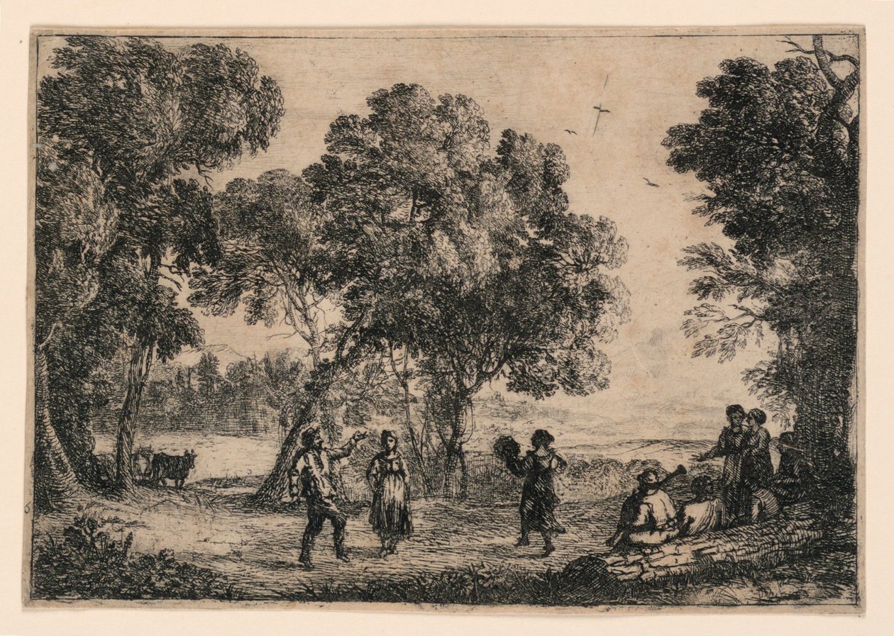 A Country Dance alkotó: Claude Lorrain