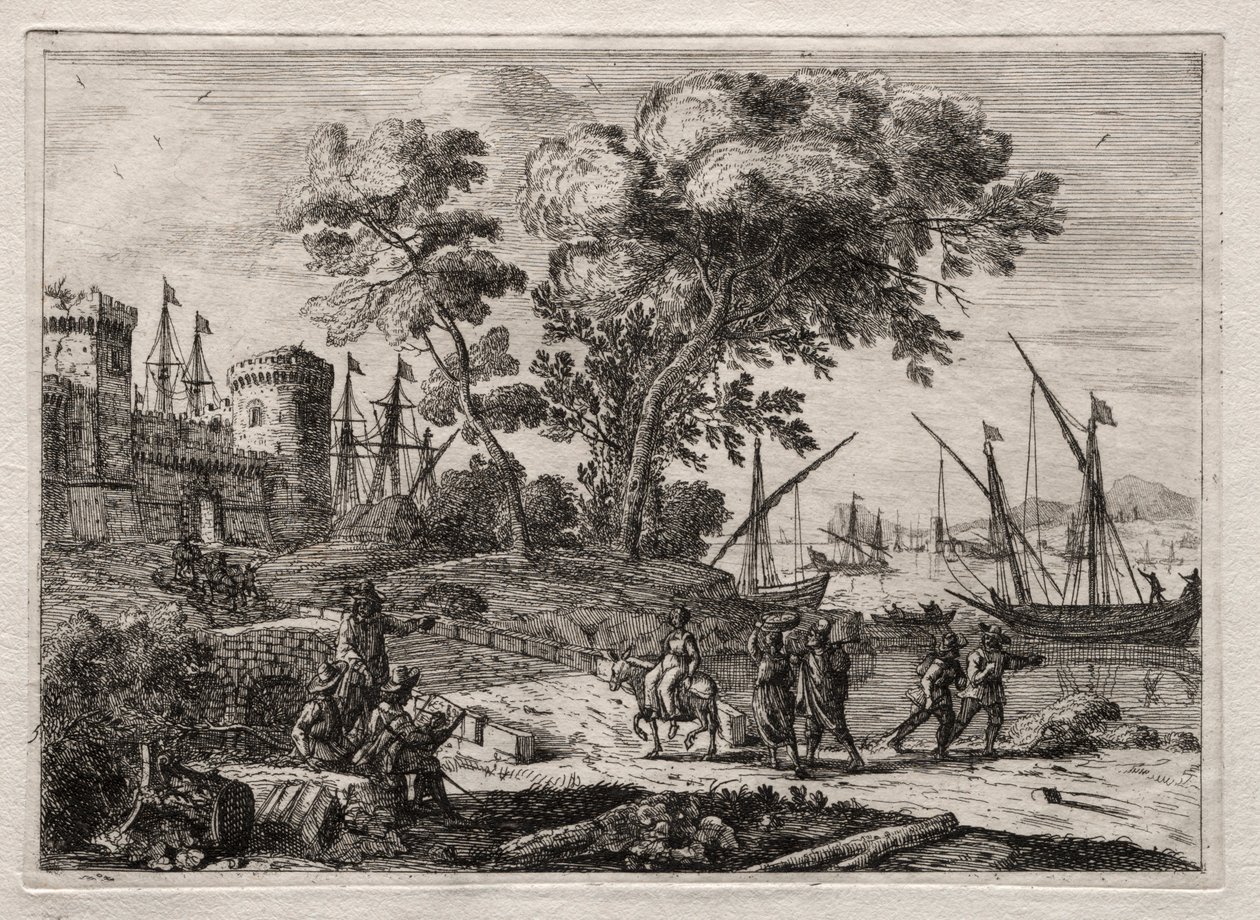 A rajzoló. alkotó: Claude Lorrain