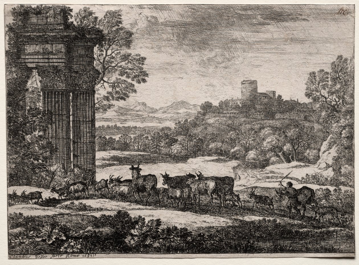 Viharos időben visszatérő falka alkotó: Claude Lorrain