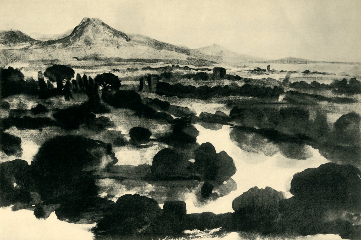 A Tiberis folyó, Róma, Olaszország, 1640, 1943. alkotó: Claude Lorrain