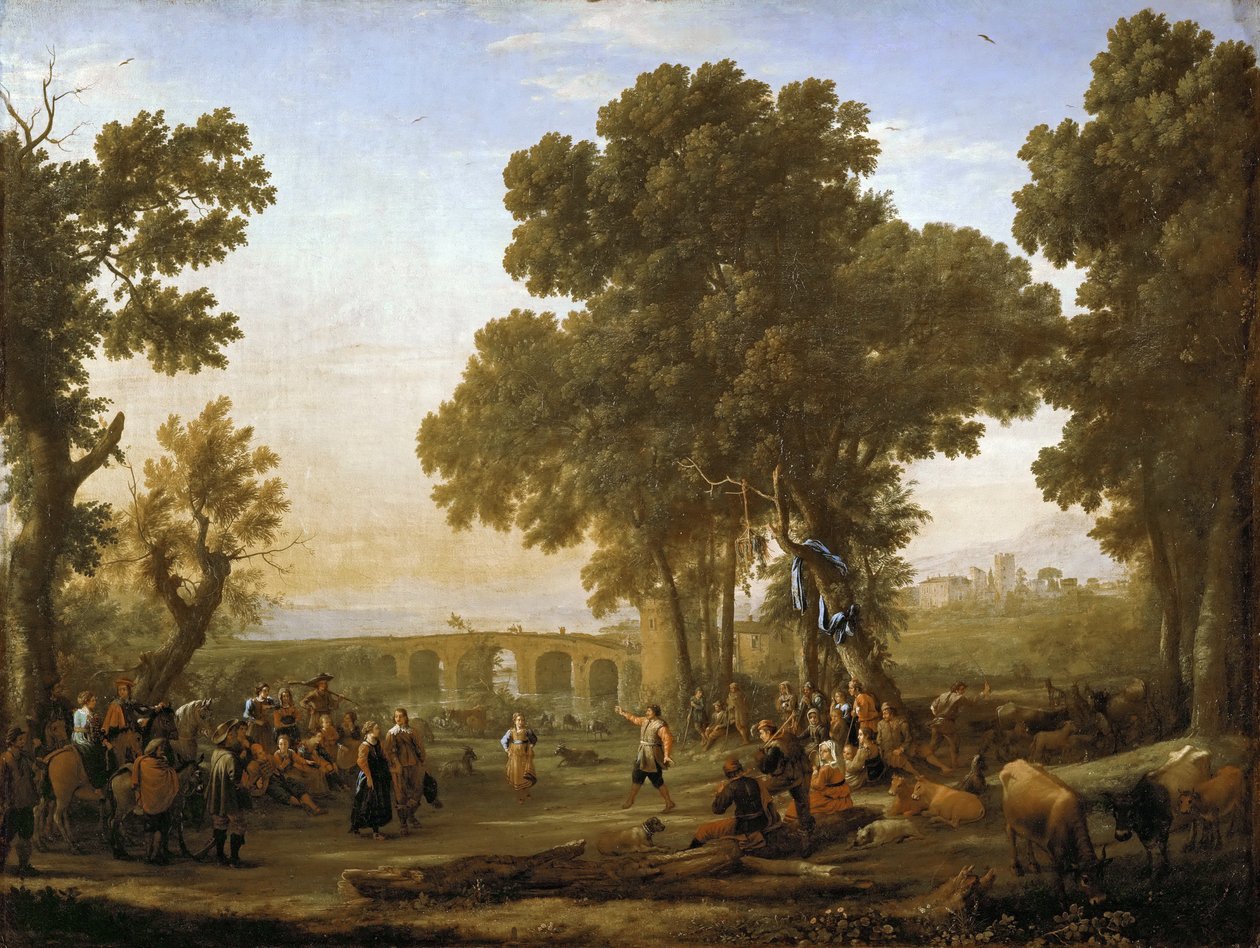 Falufesztivál alkotó: Claude Lorrain