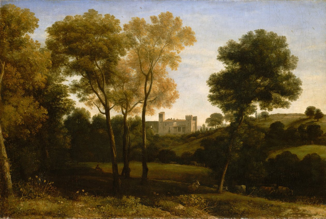 La Crescenza látképe, 1648-50. alkotó: Claude Lorrain