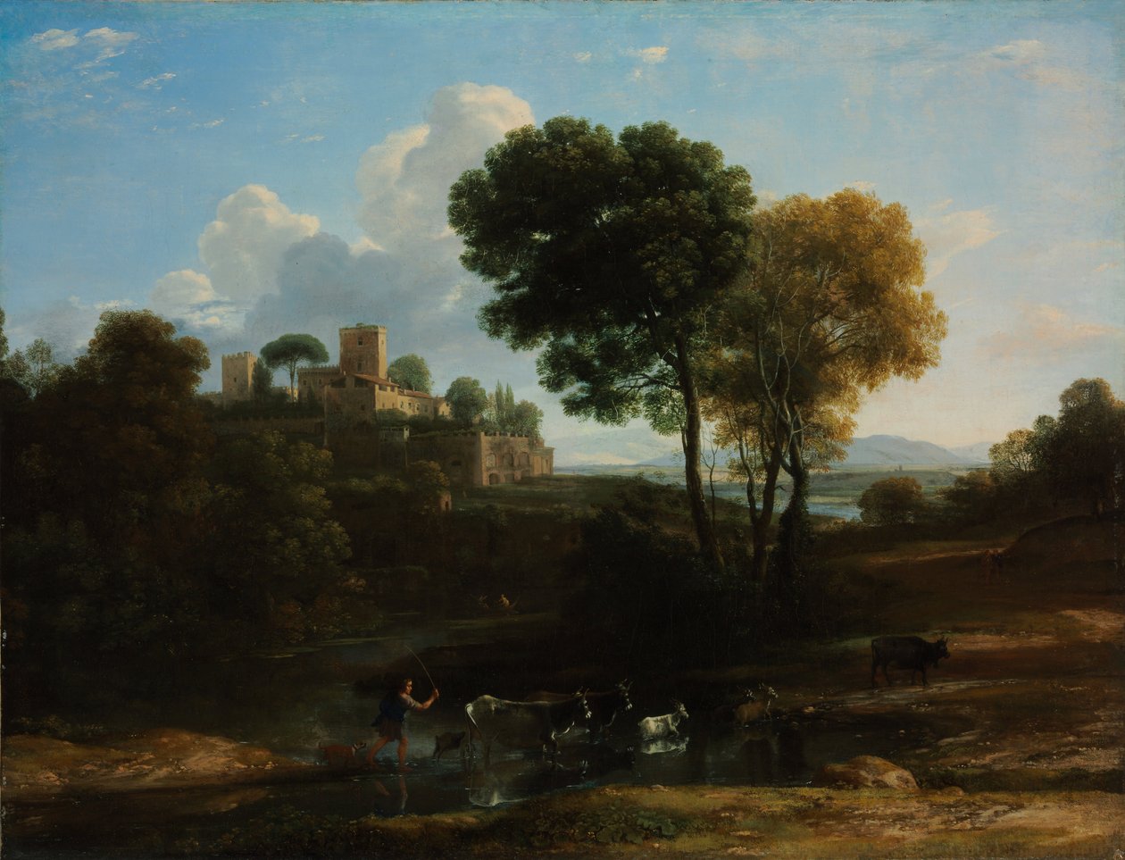 Villa a római Campagnában alkotó: Claude Lorrain