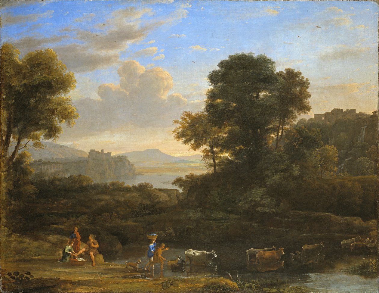 Pásztori táj, 1646-47 alkotó: Claude Lorrain