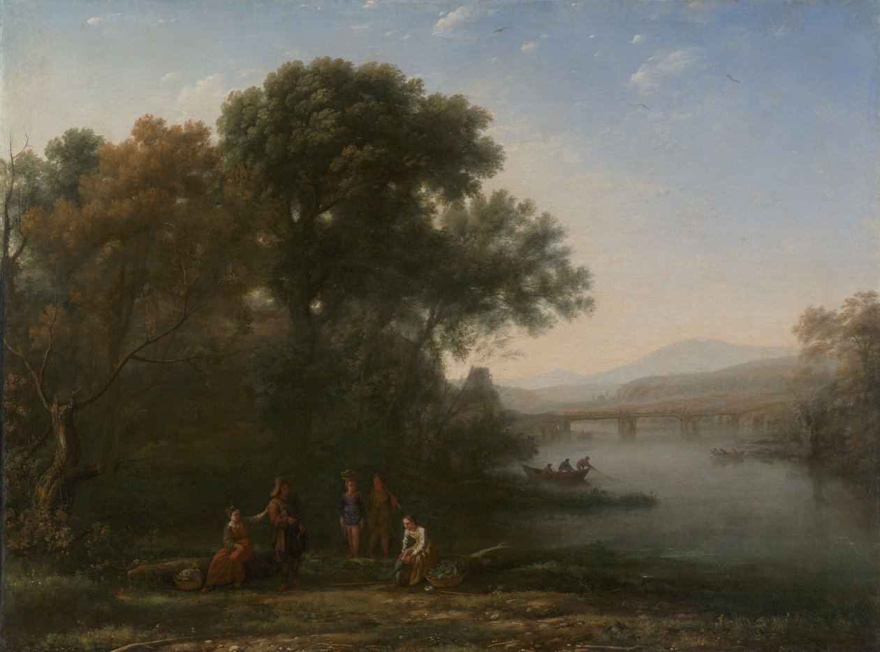 A Ford, 1636 körül alkotó: Claude Lorrain