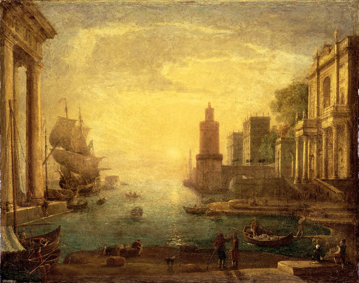 A Canal Grande, Velence alkotó: Claude Lorrain