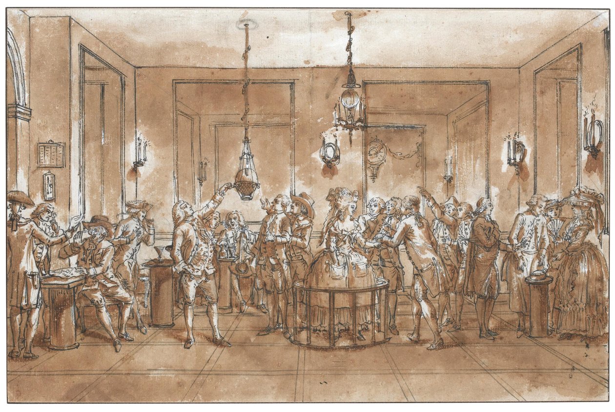 Mágneses kísérlet. alkotó: Claude Louis Desrais