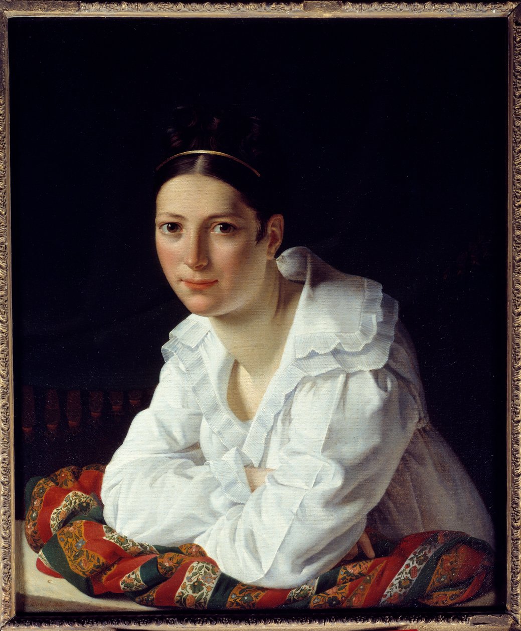 Madame Claude Marie Dubufe (1793-1837), a festő feleségének portréja. Claude Marie Dubufe (1790-1864) festménye alkotó: Claude Marie Dubufe