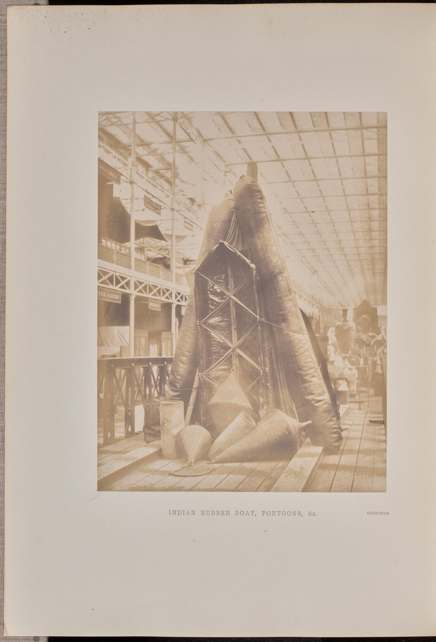 India-Gumicsónak, pontonok stb. alkotó: Claude Marie Ferrier