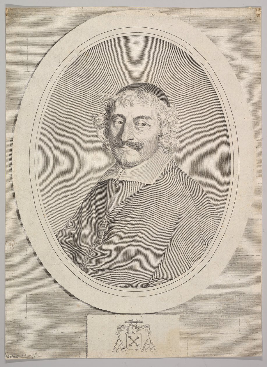 Alphonse III Delbène, Orléans püspöke. alkotó: Claude Mellan