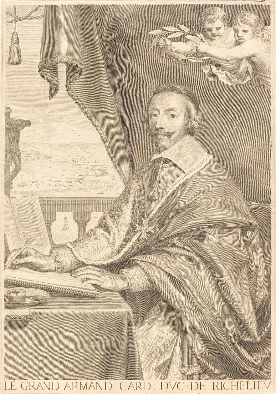 Armand Jean du Plessis, Richelieu bíboros alkotó: Claude Mellan