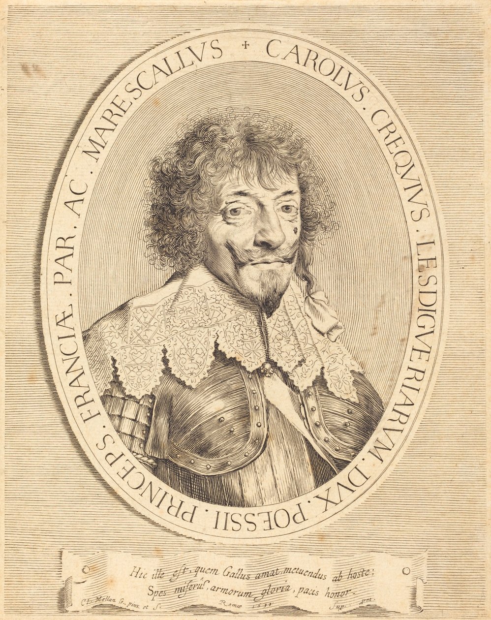 Charles I de Crequi, Lesdiguières hercege alkotó: Claude Mellan