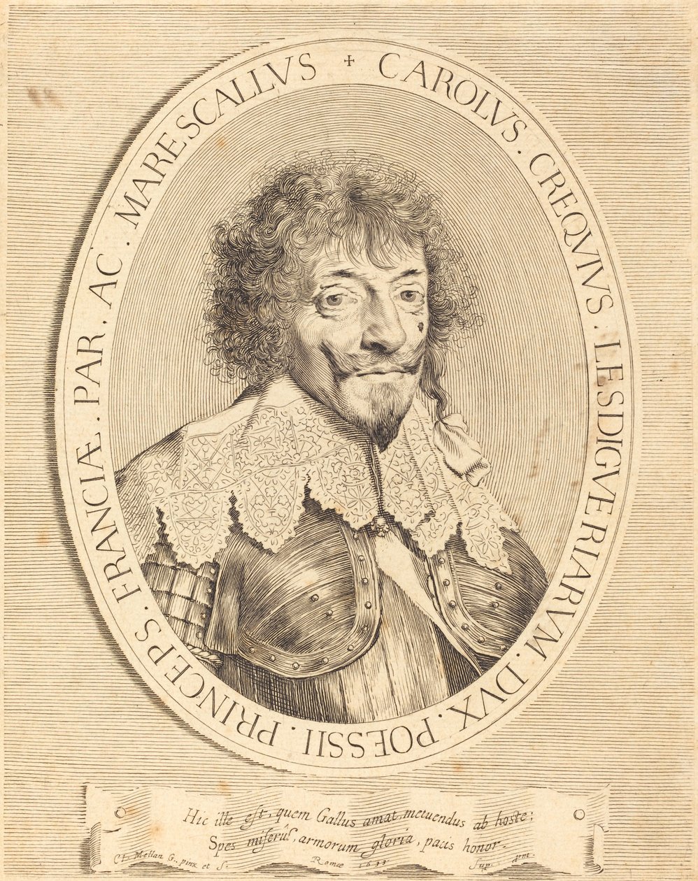 Charles I de Crequi, Lesdiguières hercege alkotó: Claude Mellan