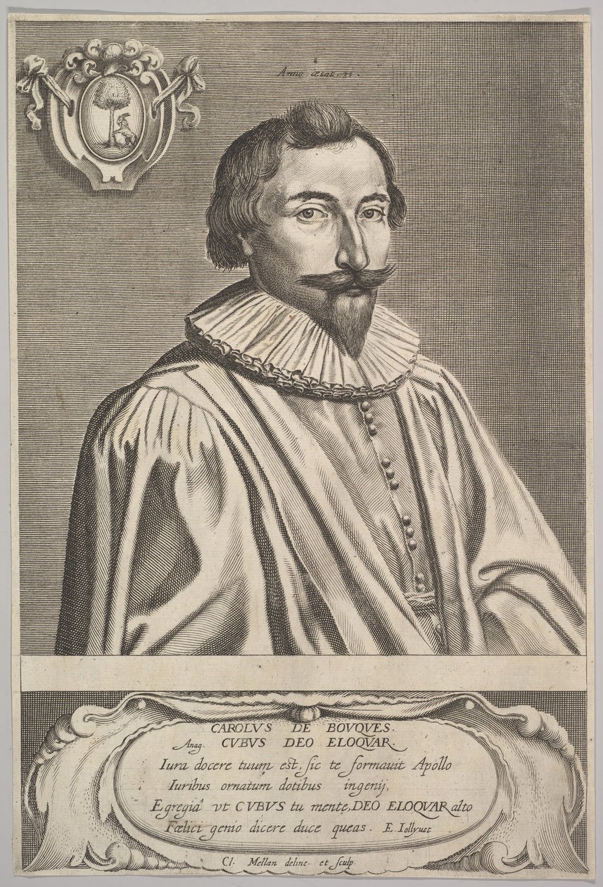 Charles de Bouque. alkotó: Claude Mellan