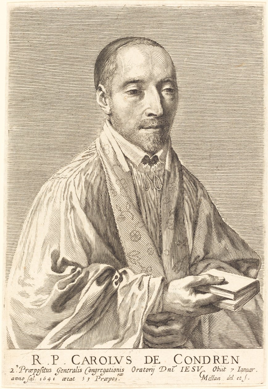 Charles de Condren alkotó: Claude Mellan