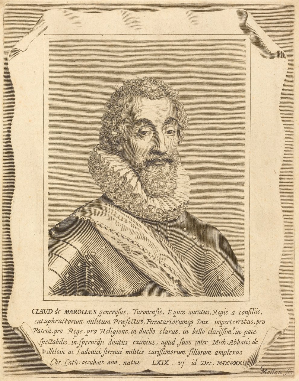 Claude de Marolles alkotó: Claude Mellan