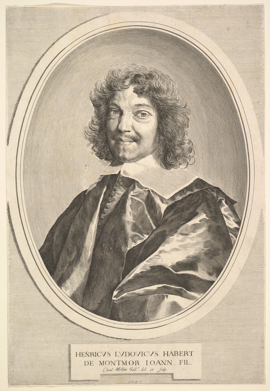 Henri-Louis Habert de Montmor, 1640. alkotó: Claude Mellan