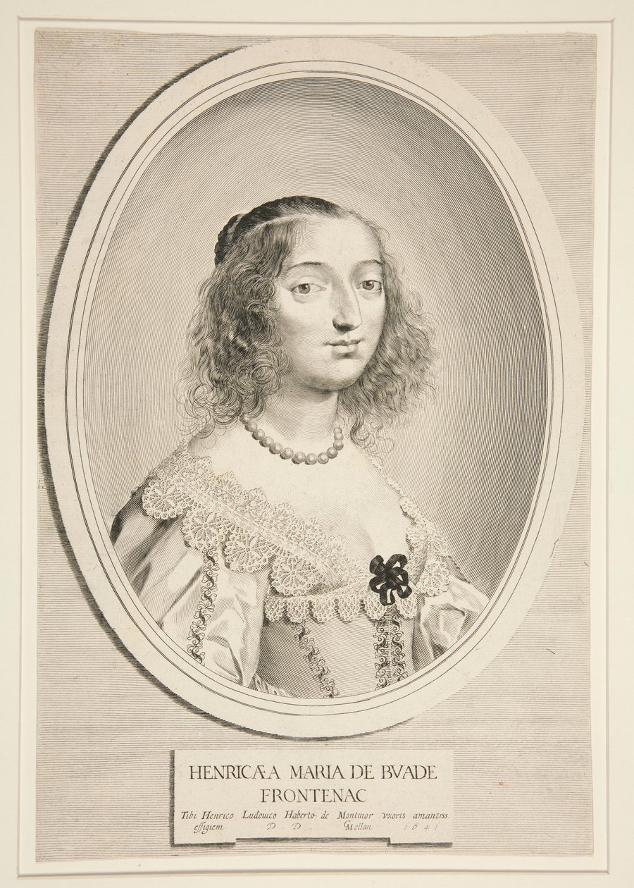 Henriette-Marie Montmort de Buade-Frontenac alkotó: Claude Mellan