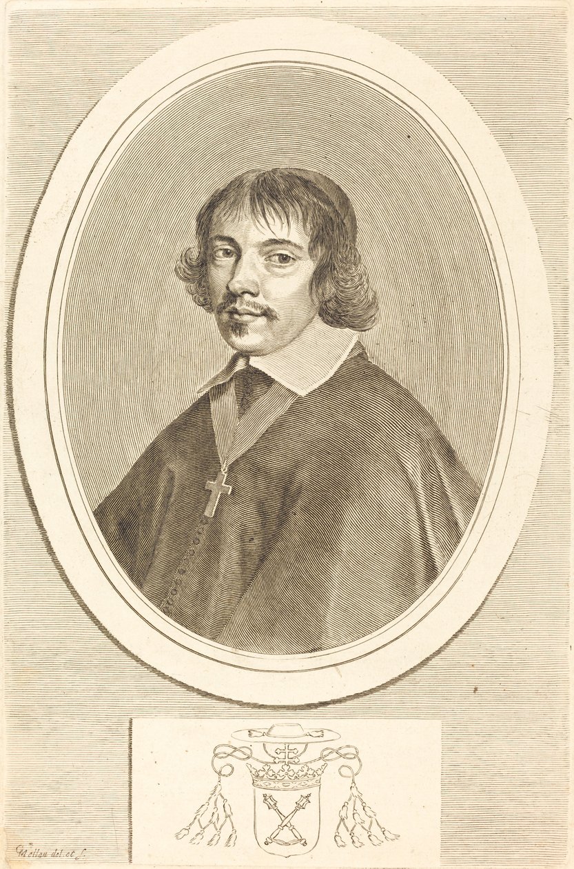 Jean-Francois Paul de Gondi, Retz bíborosa alkotó: Claude Mellan