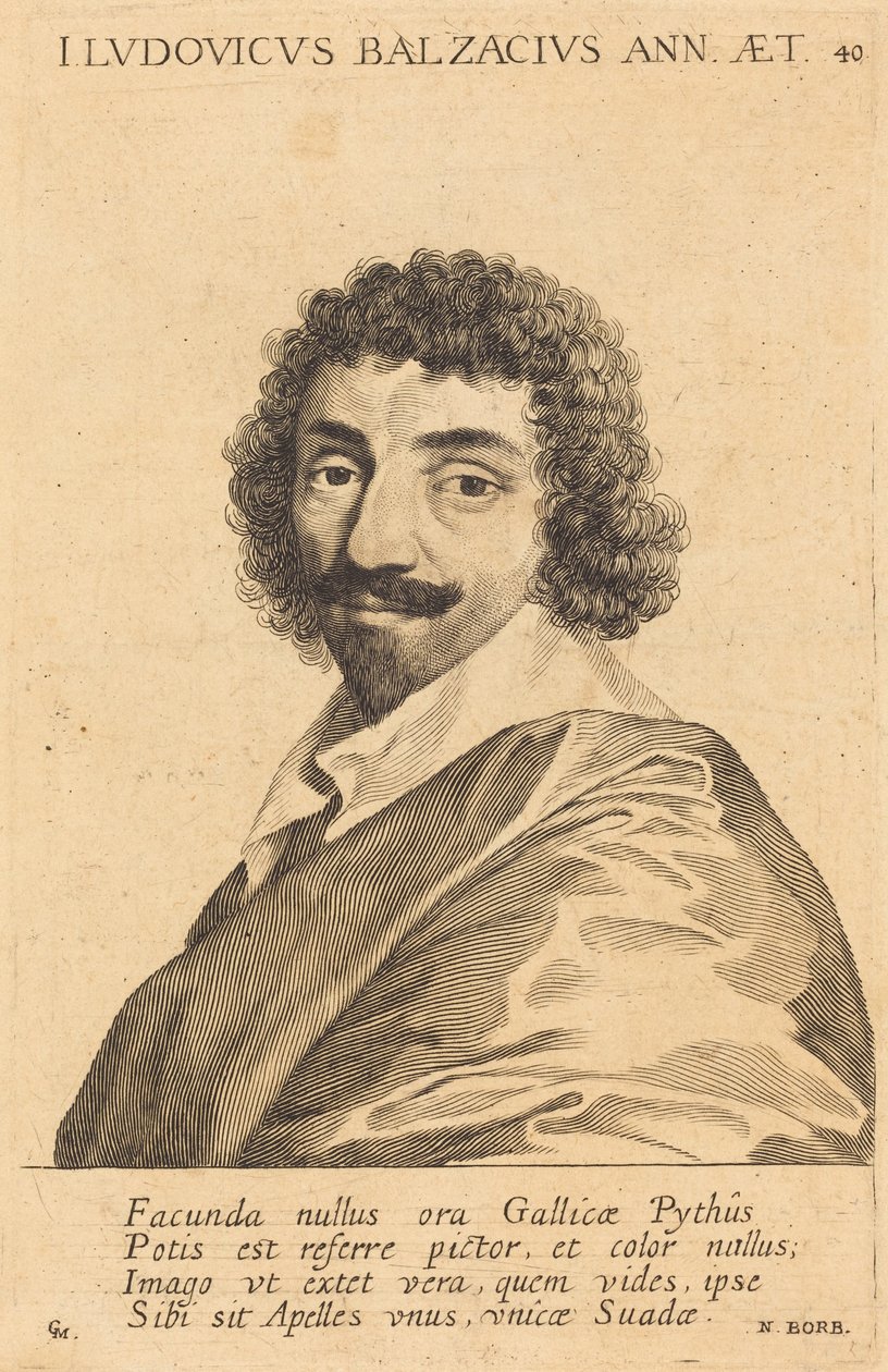 Jean-Louis Guez de Balzac alkotó: Claude Mellan