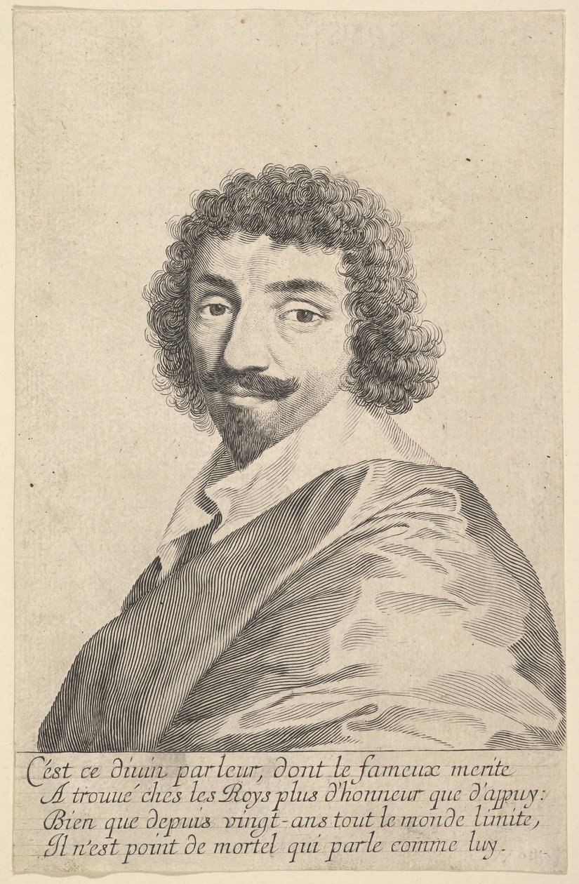 Jean-Louis Guez de Balzac, kb. 1635-37. alkotó: Claude Mellan