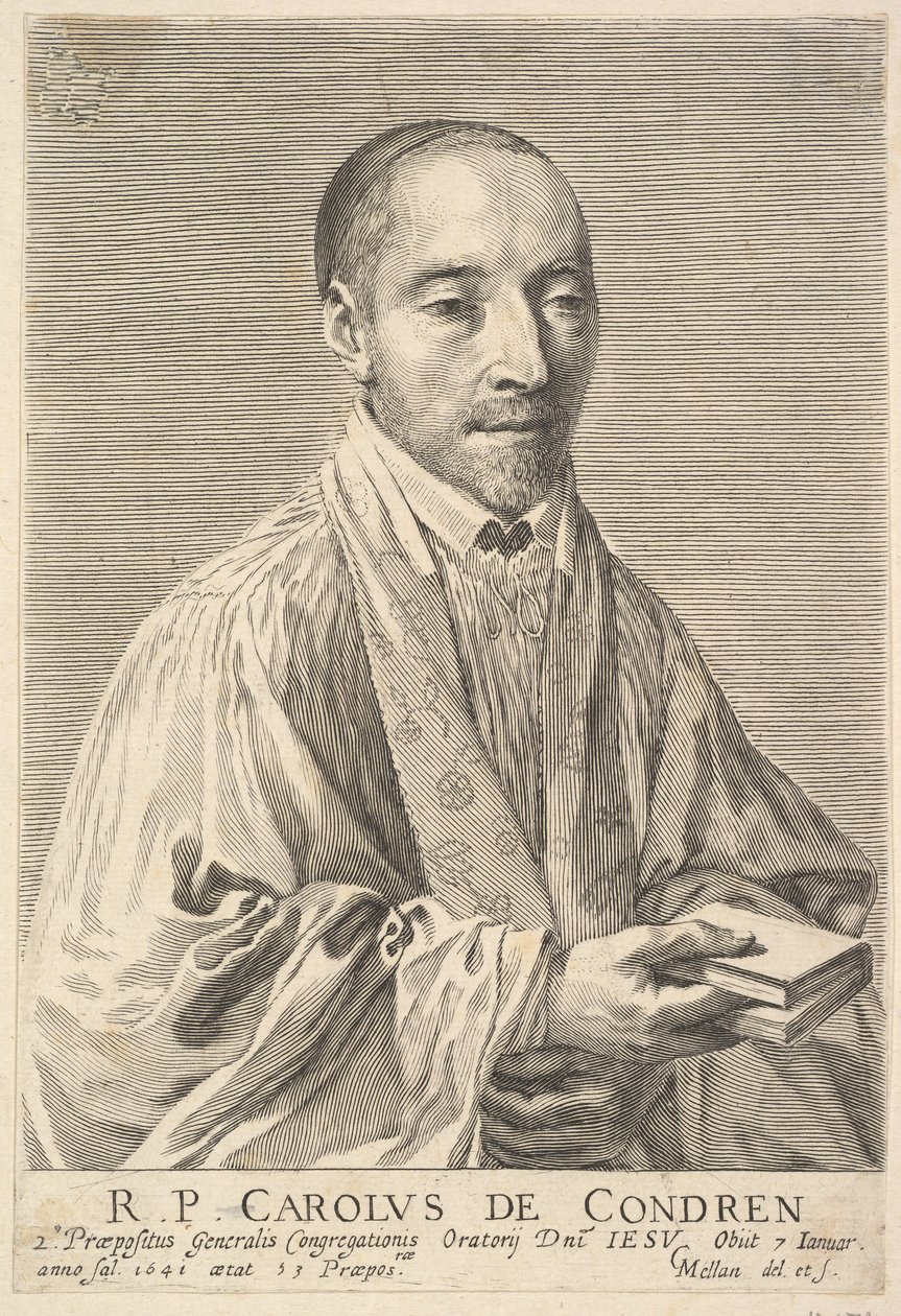 Charles de Condren atya. alkotó: Claude Mellan