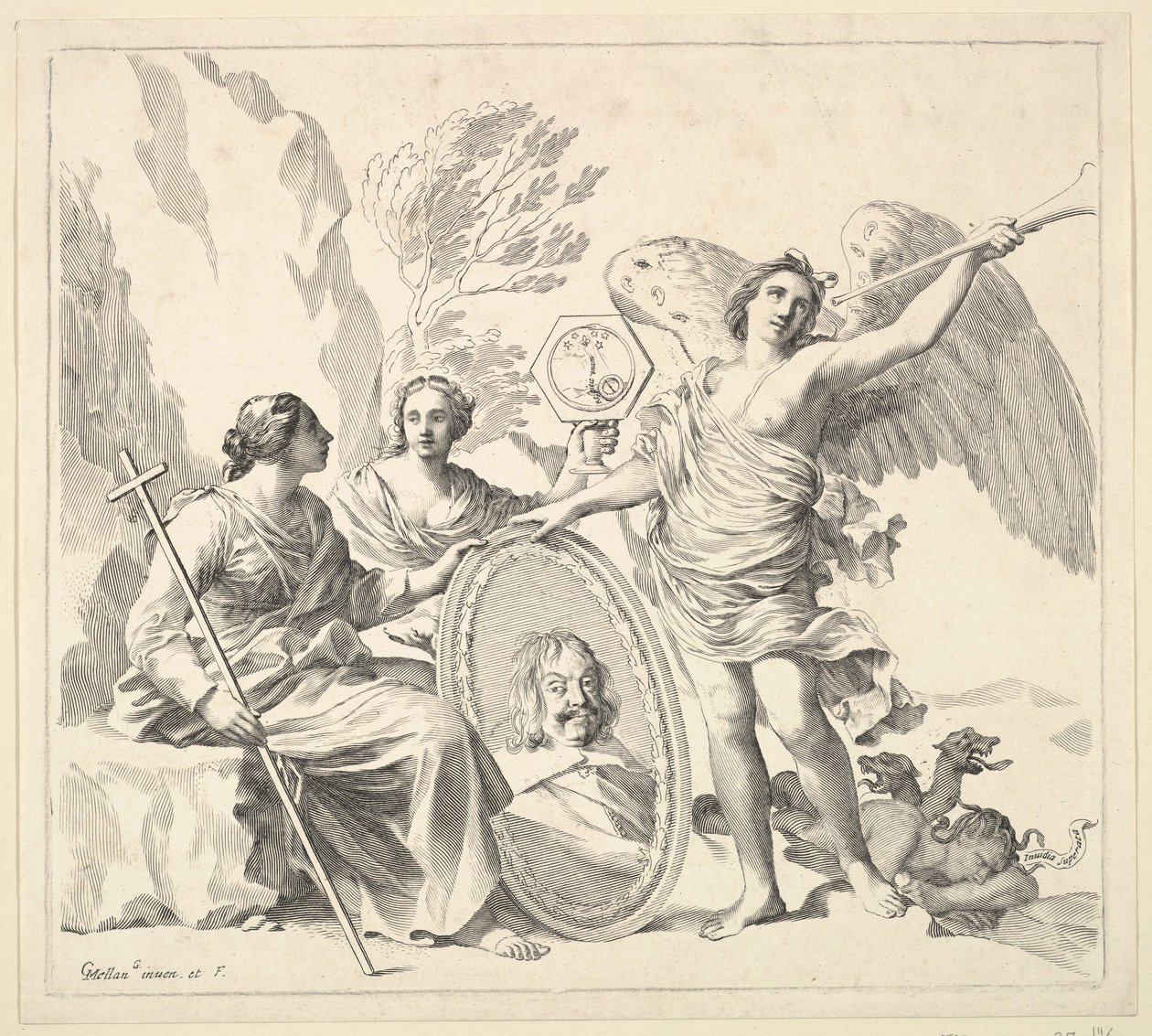 Louis-Emmanuel de Valois, Alais grófja és Angoulême hercege, 17. század. alkotó: Claude Mellan
