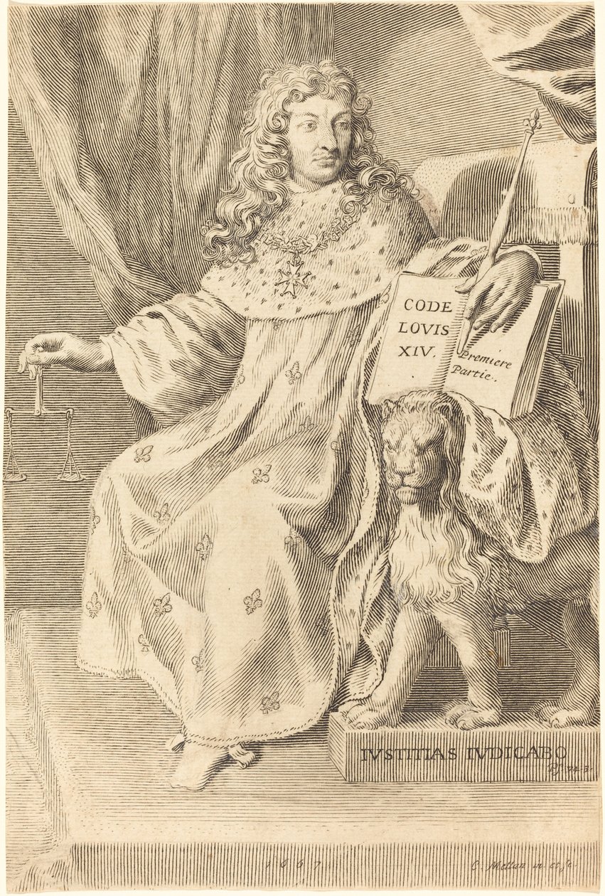 Lajos XIV alkotó: Claude Mellan