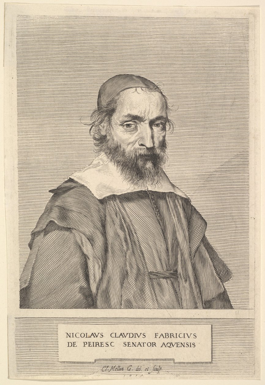 Nicolas-Claude Fabri de Peiresc, 1637. alkotó: Claude Mellan