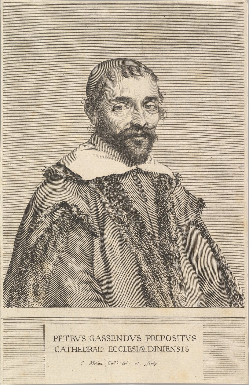 Pierre Gassendi, kb. 1637 vagy 1638. alkotó: Claude Mellan
