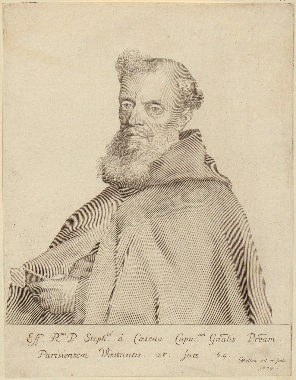 Étienne da Cesena portréja alkotó: Claude Mellan