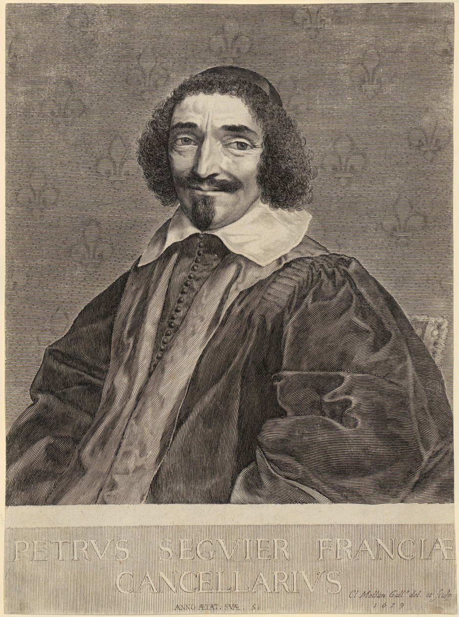 Pierre Séguier kancellár portréja alkotó: Claude Mellan