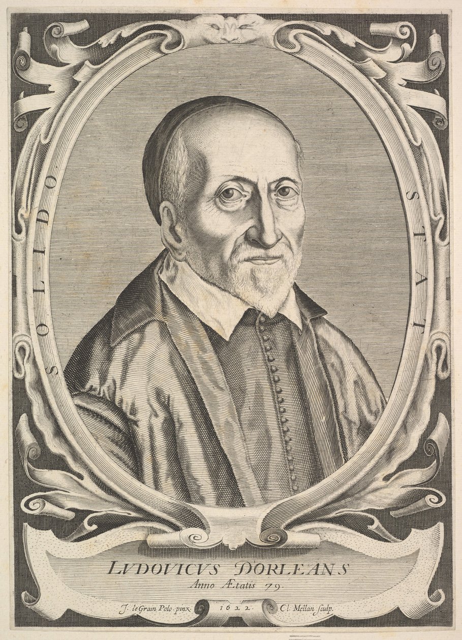 Louis dOrléans portréja, 1622. alkotó: Claude Mellan