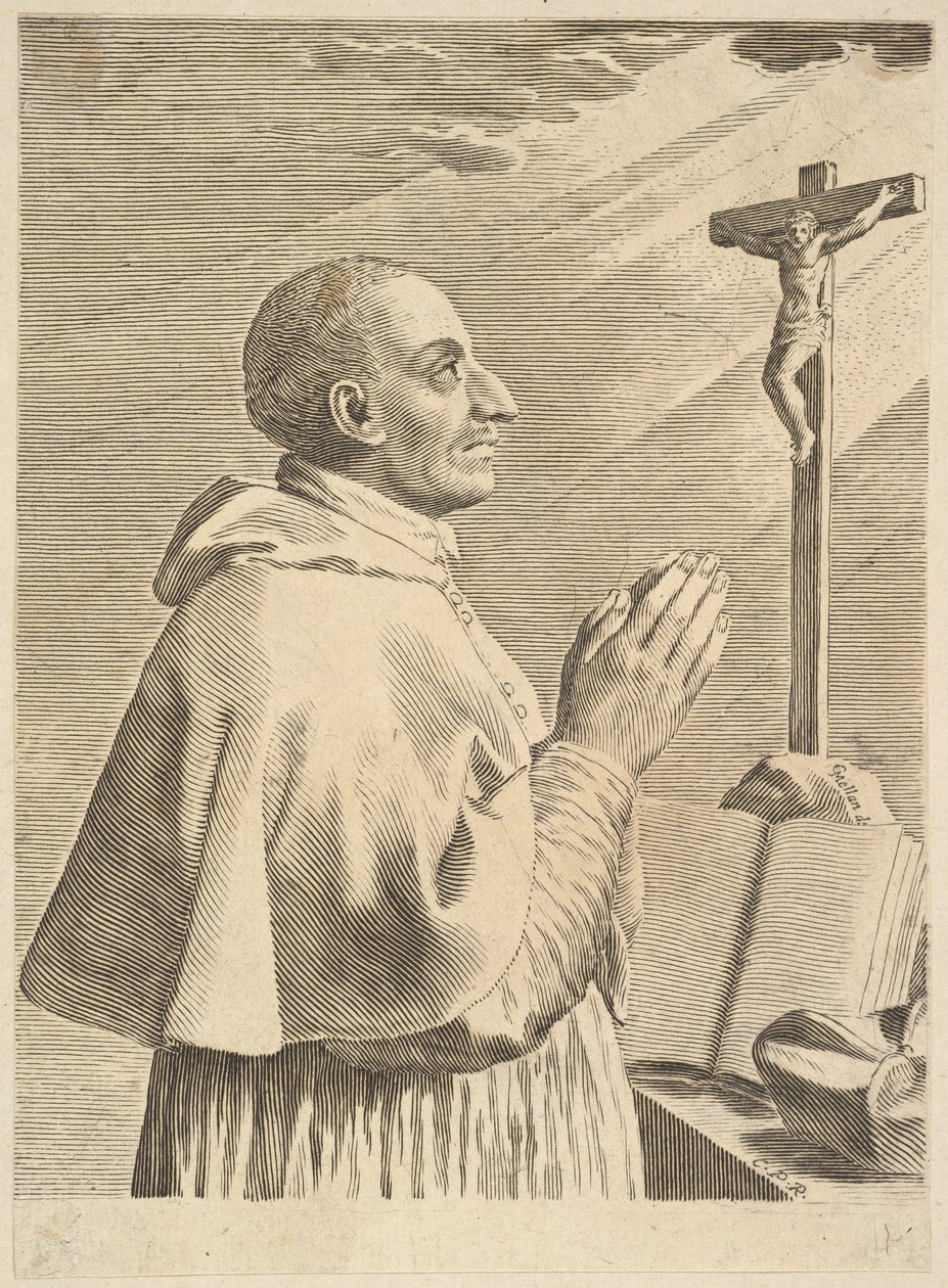 Borromeo Szent Károly alkotó: Claude Mellan
