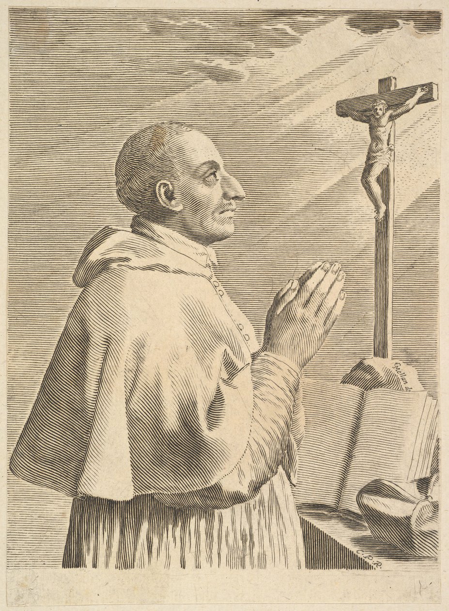 Borromeo Szent Károly. alkotó: Claude Mellan