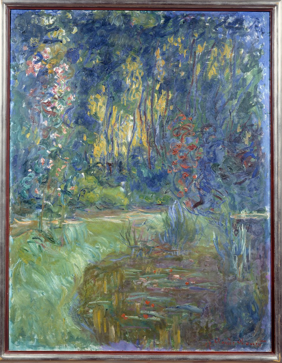 Giverny tavajának egy sarka. Claude Monet festménye (1840-1926) alkotó: Claude Monet