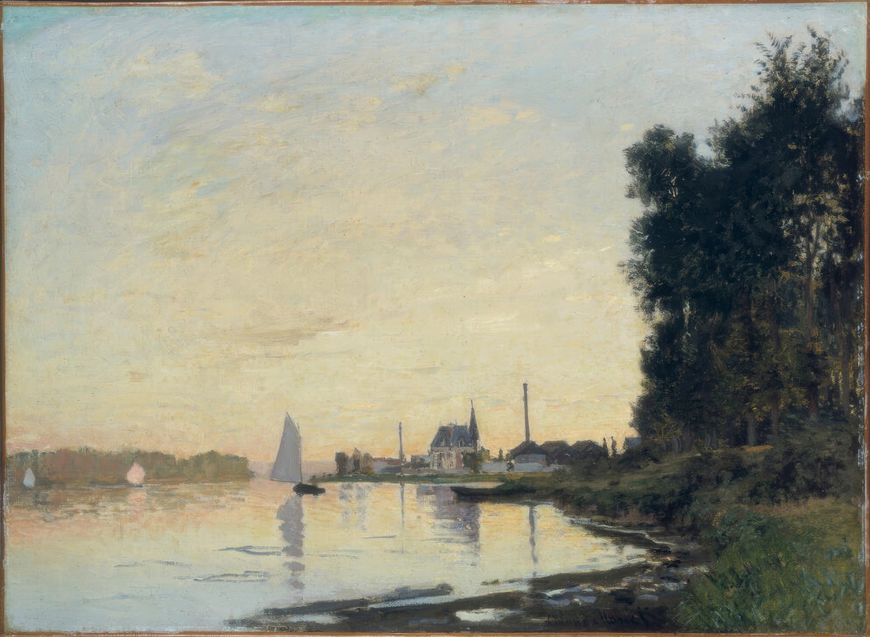 Argenteuil, késő délután alkotó: Claude Monet
