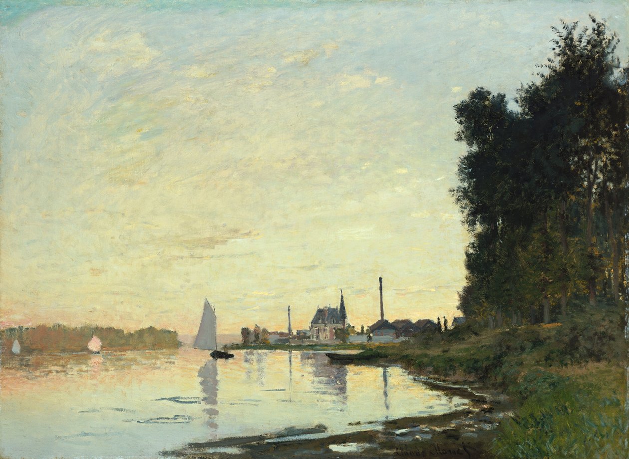 Argenteuil, Késő délután, 1872 alkotó: Claude Monet