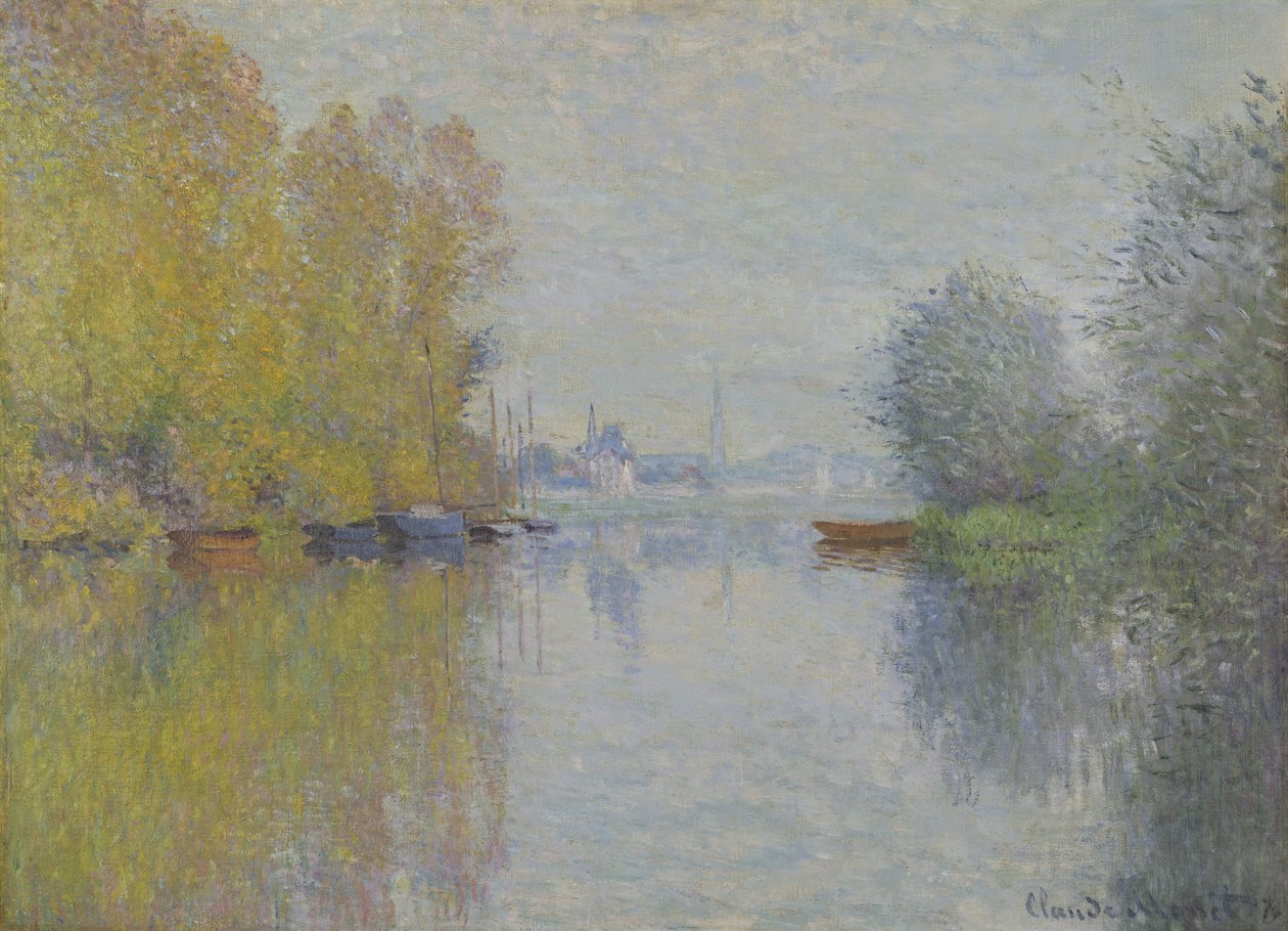 Ősz a Szajnán, Argenteuil alkotó: Claude Monet