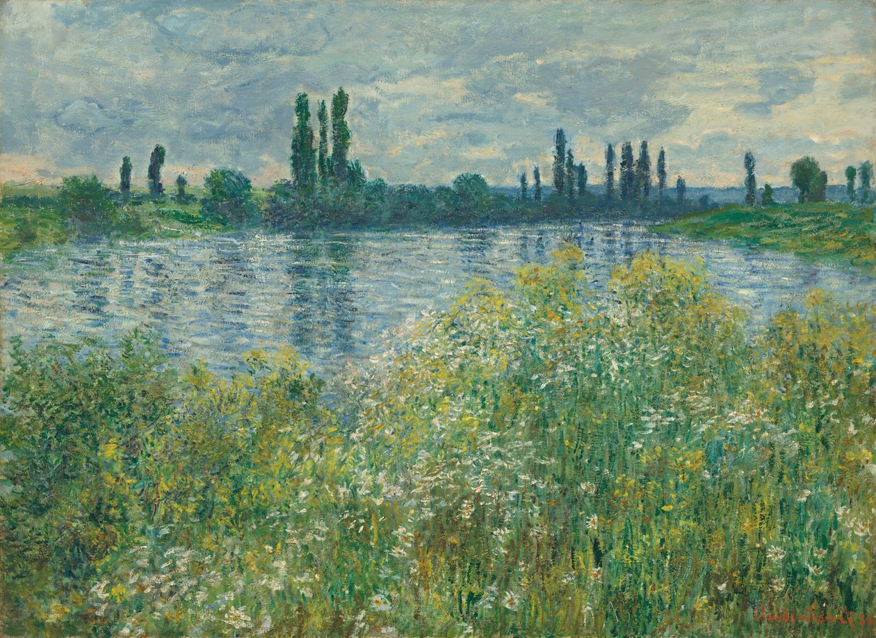 Szajna partja, Vétheuil, 1880. alkotó: Claude Monet