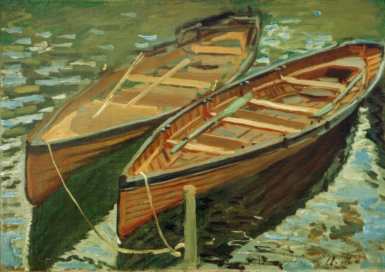 Csónakok alkotó: Claude Monet