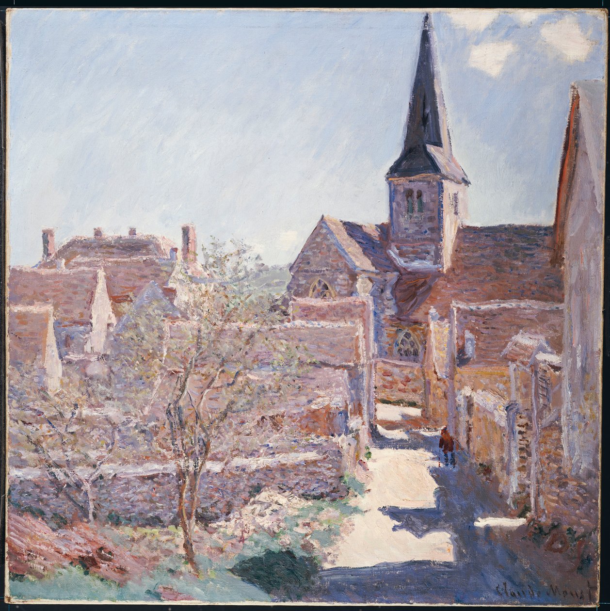 Bennecourt, 1885 alkotó: Claude Monet
