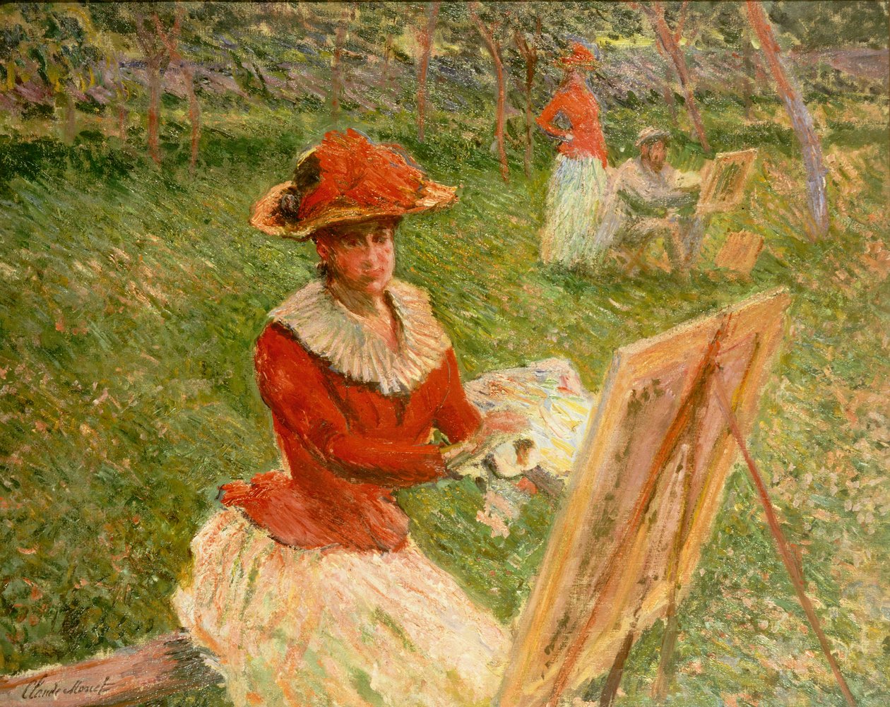 Blanche Hoschede festmény, 1892 alkotó: Claude Monet