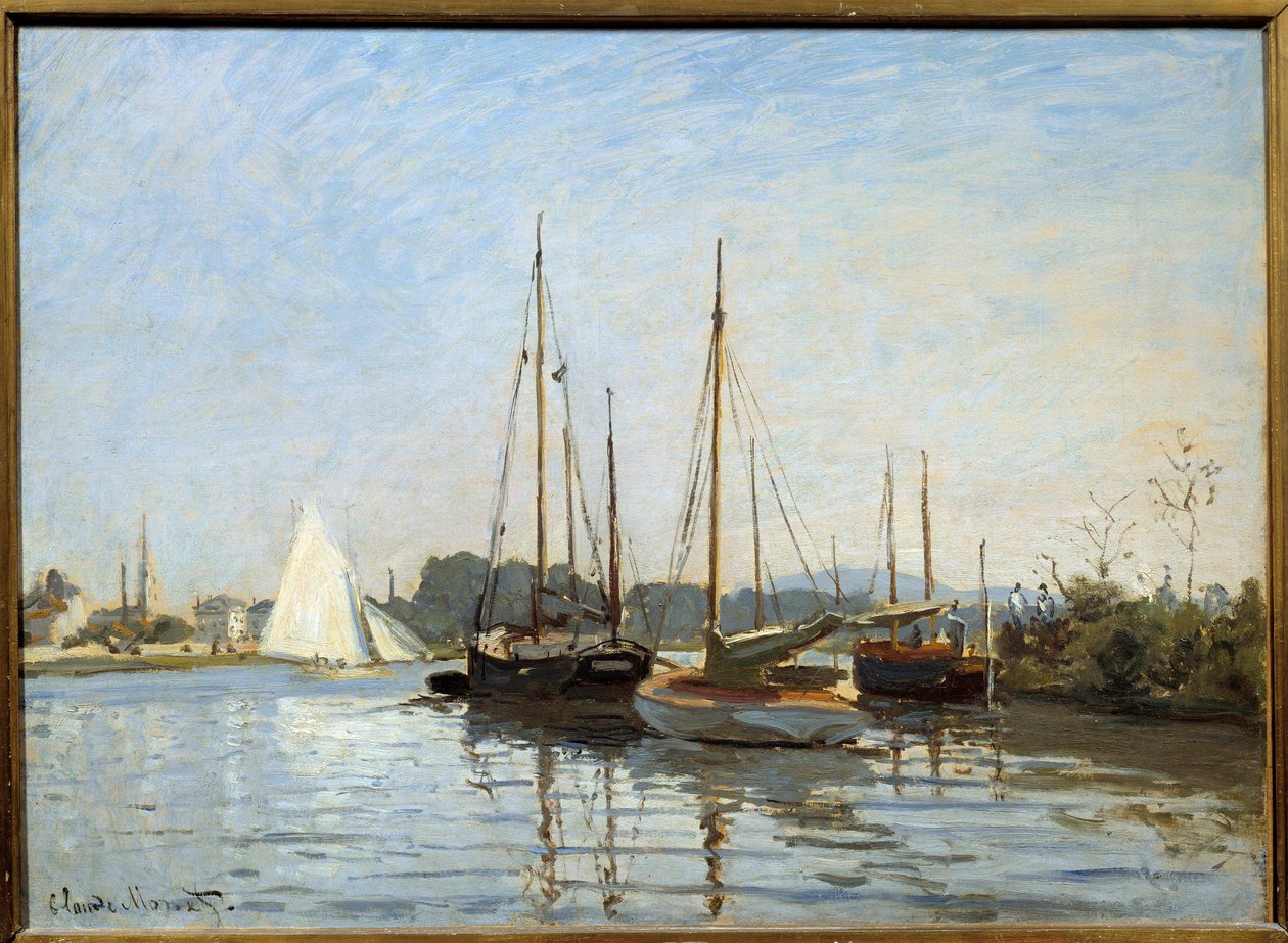Élményhajók Argenteuilban Claude Monet festménye (1840-1926) 1873 V. 0,49x0,65 m Párizs, Musee d