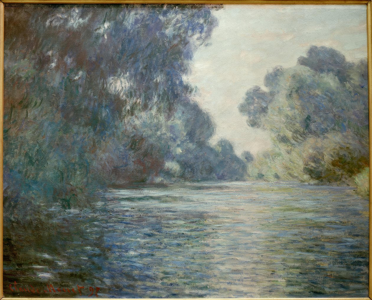 Bras de Seine Giverny közelében (Arm der Seine bei Giverny) alkotó: Claude Monet