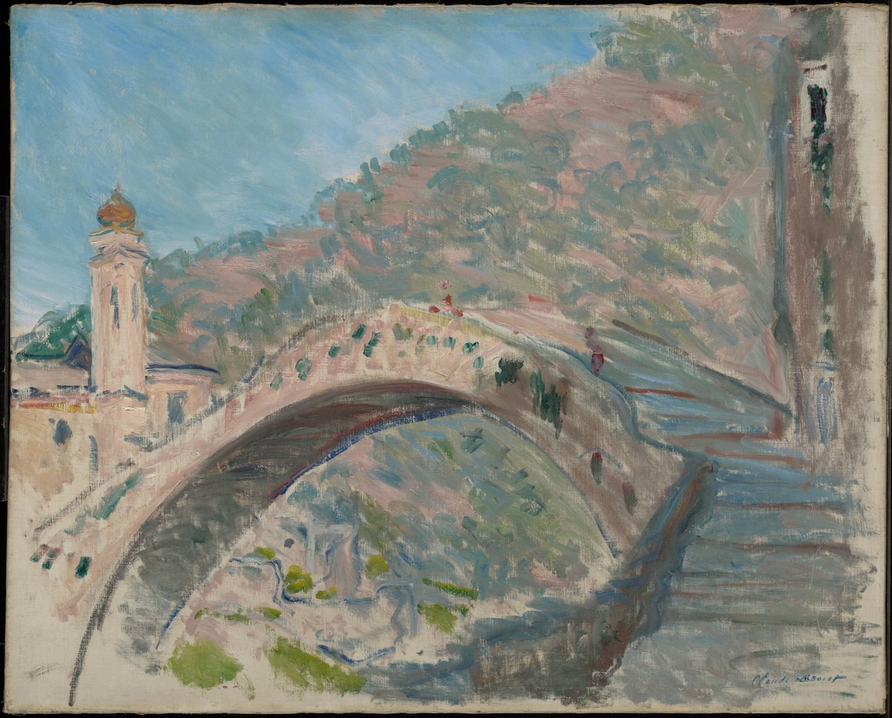 Híd Dolceacquánál alkotó: Claude Monet