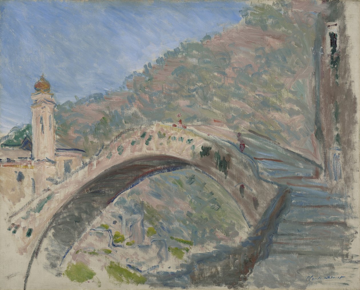 Dolceacqua hídja, 1884 alkotó: Claude Monet
