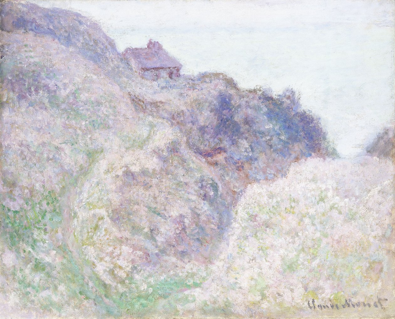 Vámkunyhó Varengeville-ben, 1897 alkotó: Claude Monet