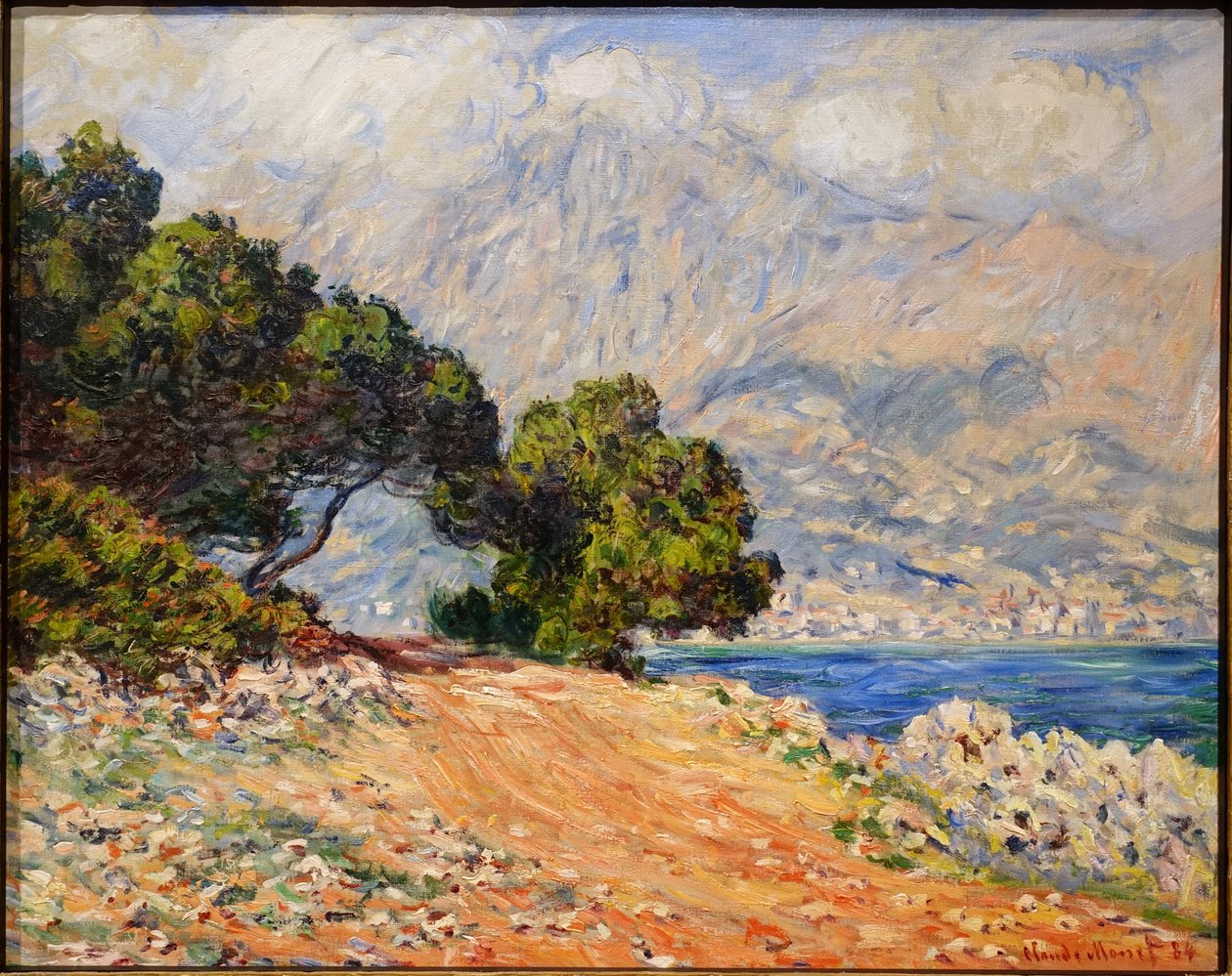 Cap Martin, Menton közelében alkotó: Claude Monet