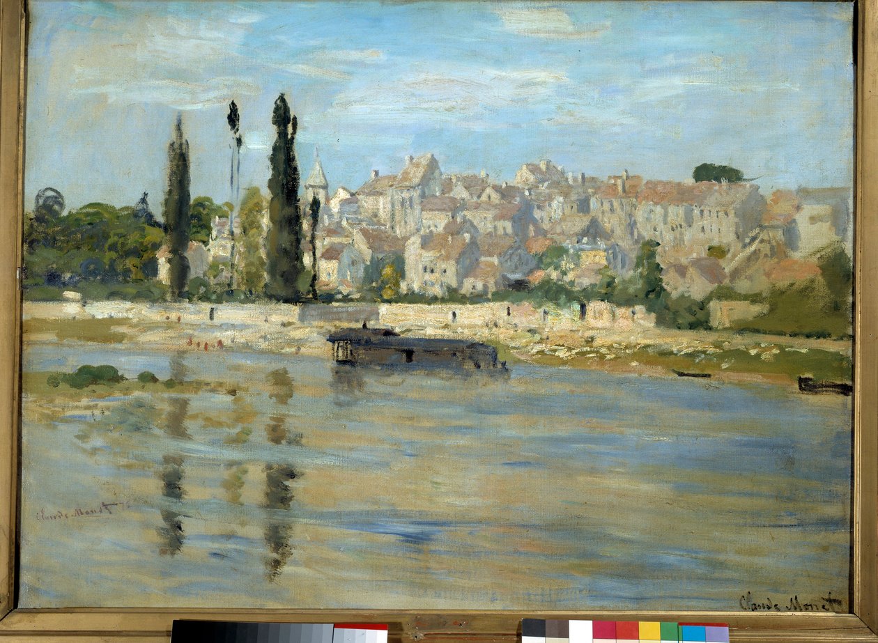 Karrierek. Saint-Denis. Claude Monet festménye (1840-1926) alkotó: Claude Monet